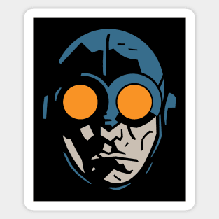 LOBSTER JOHNSON HUGE HEAD Sticker